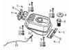 LONCIN Motoren LC190F, LC190FD, LC185F, LC185FD Ersatzteile Benzintank