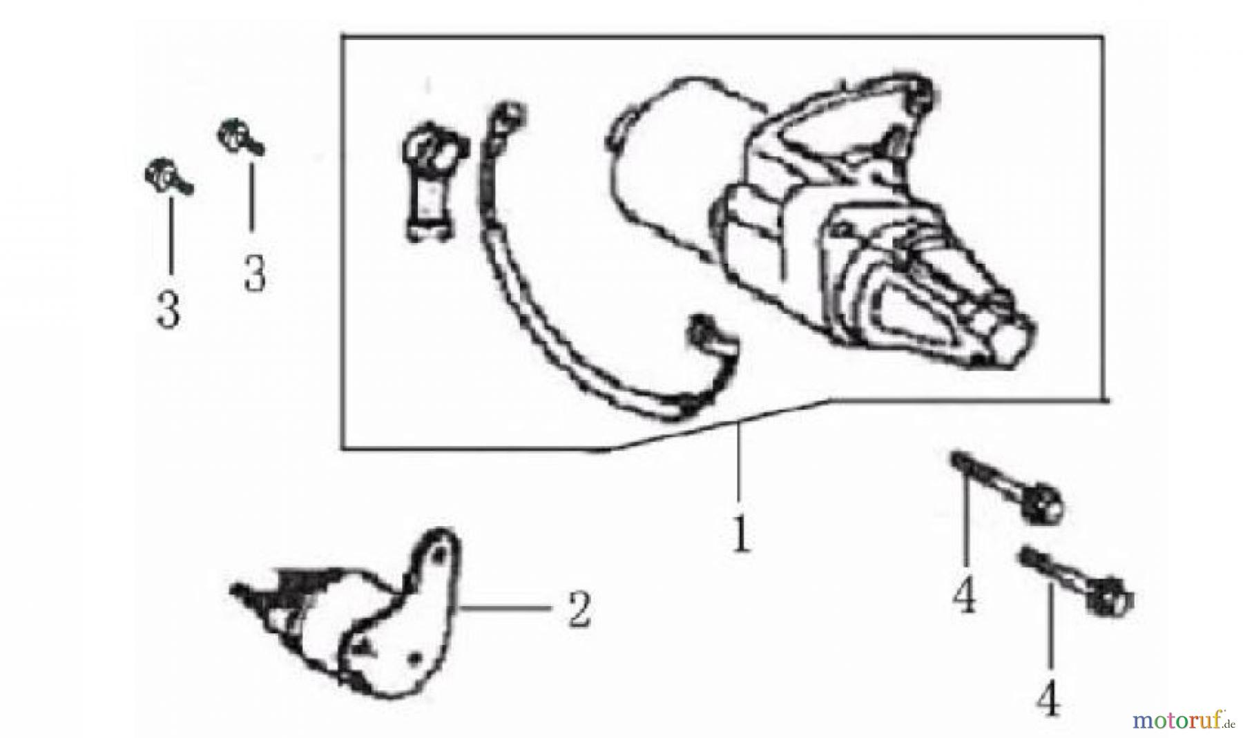 LONCIN Motoren LC190F, LC190FD, LC185F, LC185FD Elektrostarter