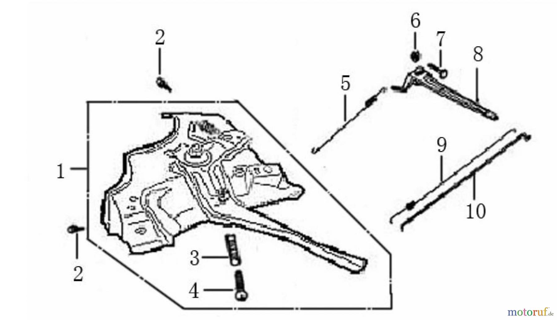 LONCIN Motoren G240F, G240FD, G270F, G270FD Regler