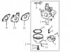 LONCIN Motoren G340F, G340FD, G390F, G390FD, G420F, G420FD Ersatzteile Vergaser