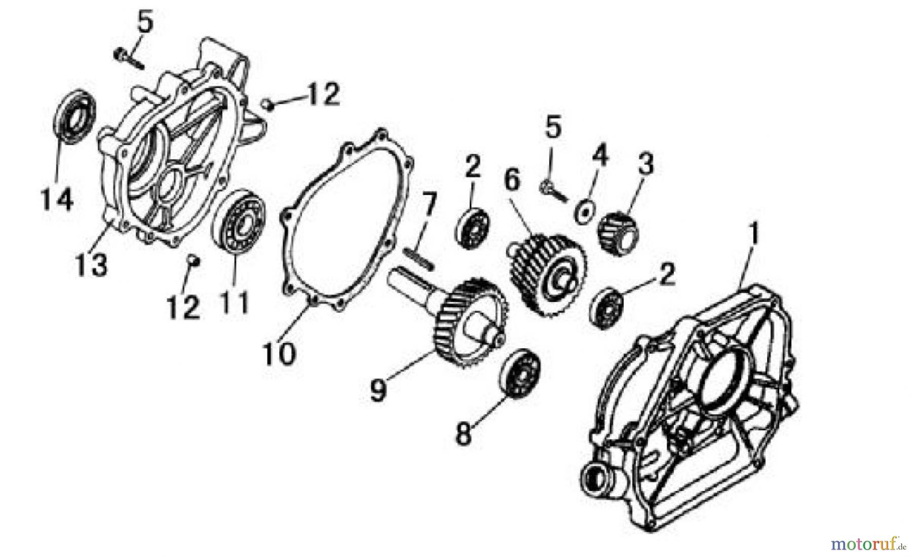 LONCIN Motoren G340F, G340FD, G390F, G390FD, G420F, G420FD Kupplung
