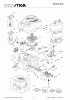 Stiga Baujahr 2017 ESTATE 2084 2T2000481/14 - Season 2017 Ersatzteile Engine - Carburettor, Air Cleaner Assy