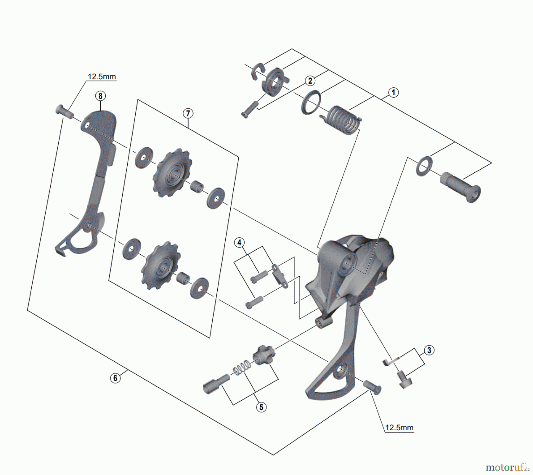 Shimano RD Rear Derailleur - Schaltwerk RD-T3000 (-3888A) ACERA RD-T3000 (SGS)