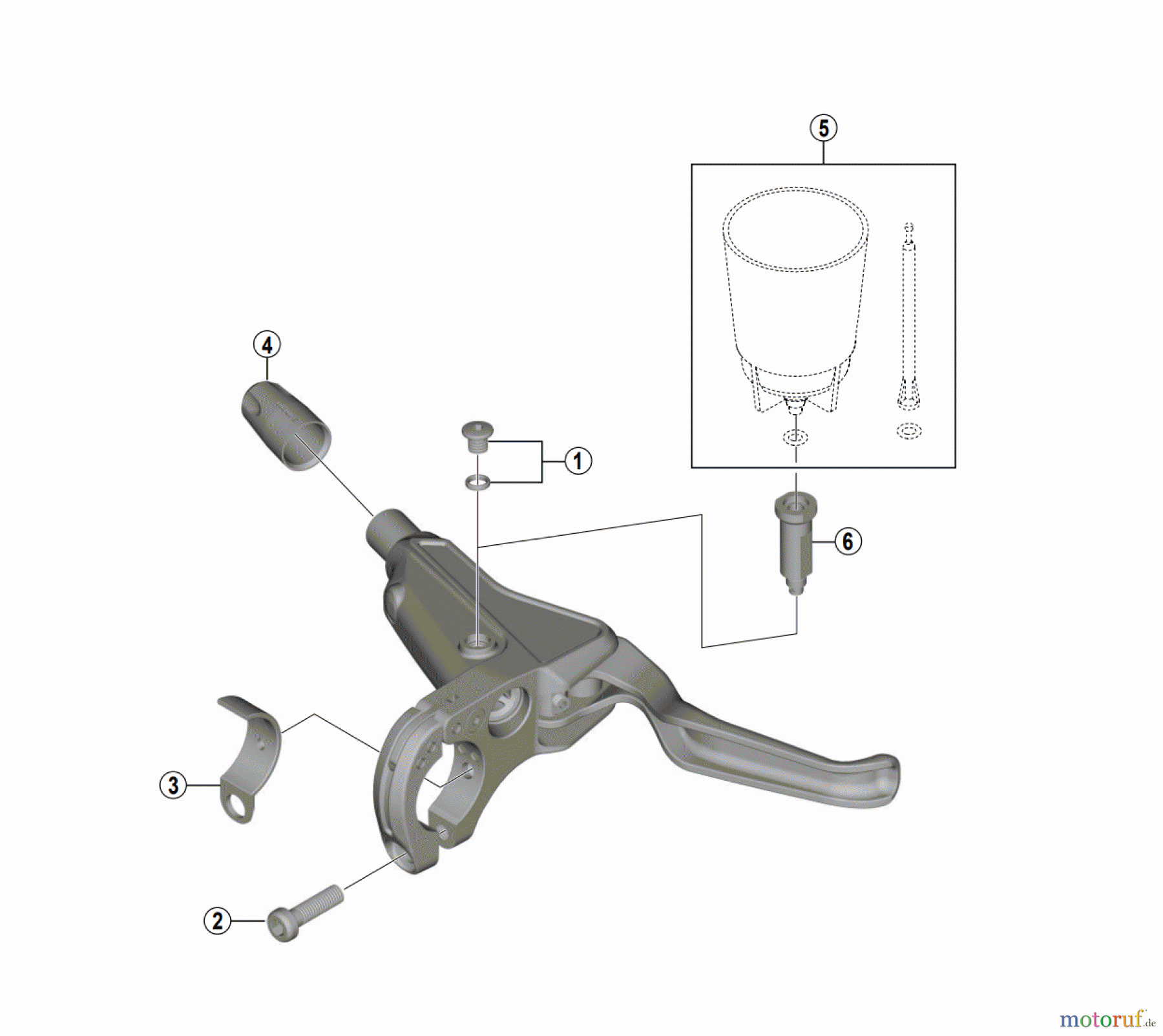 Shimano BL Brake Lever - Bremshebel BL-U5000 METREA Brake Lever