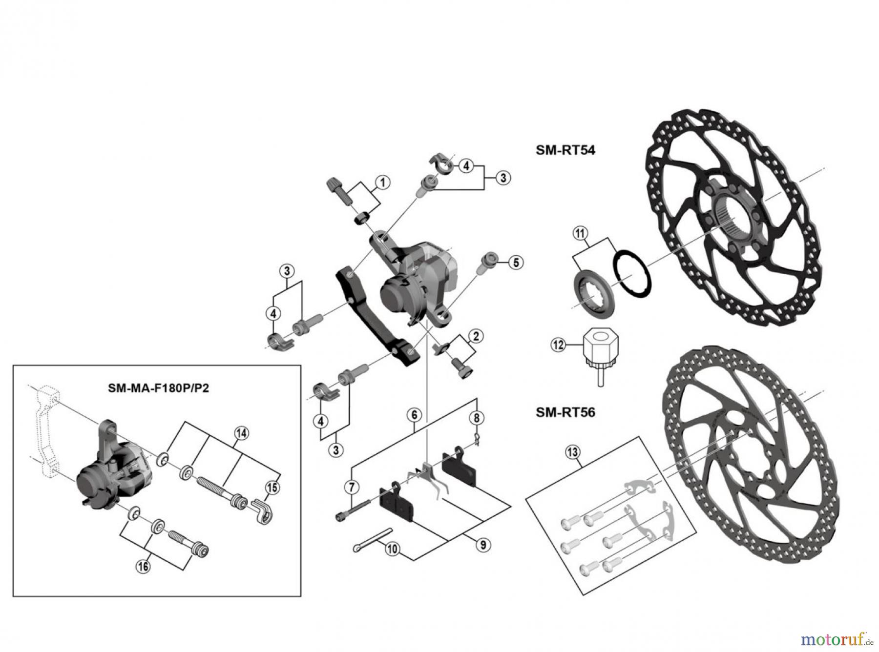 Shimano BR Brake - Bremse BR-R317 Scheibenbremse