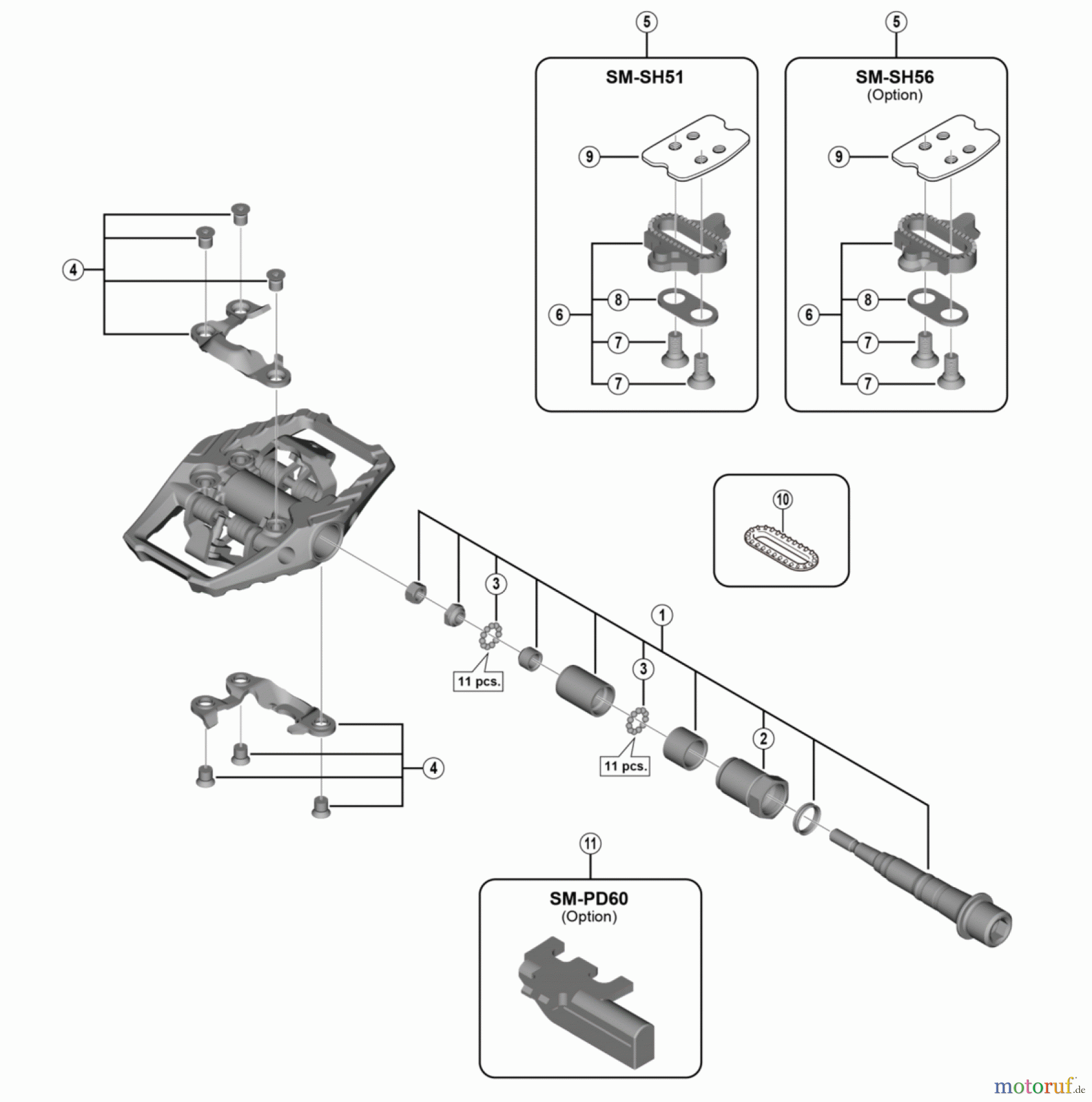 Shimano PD Pedal - Pedale PD-M9120 XTR SPD Pedals