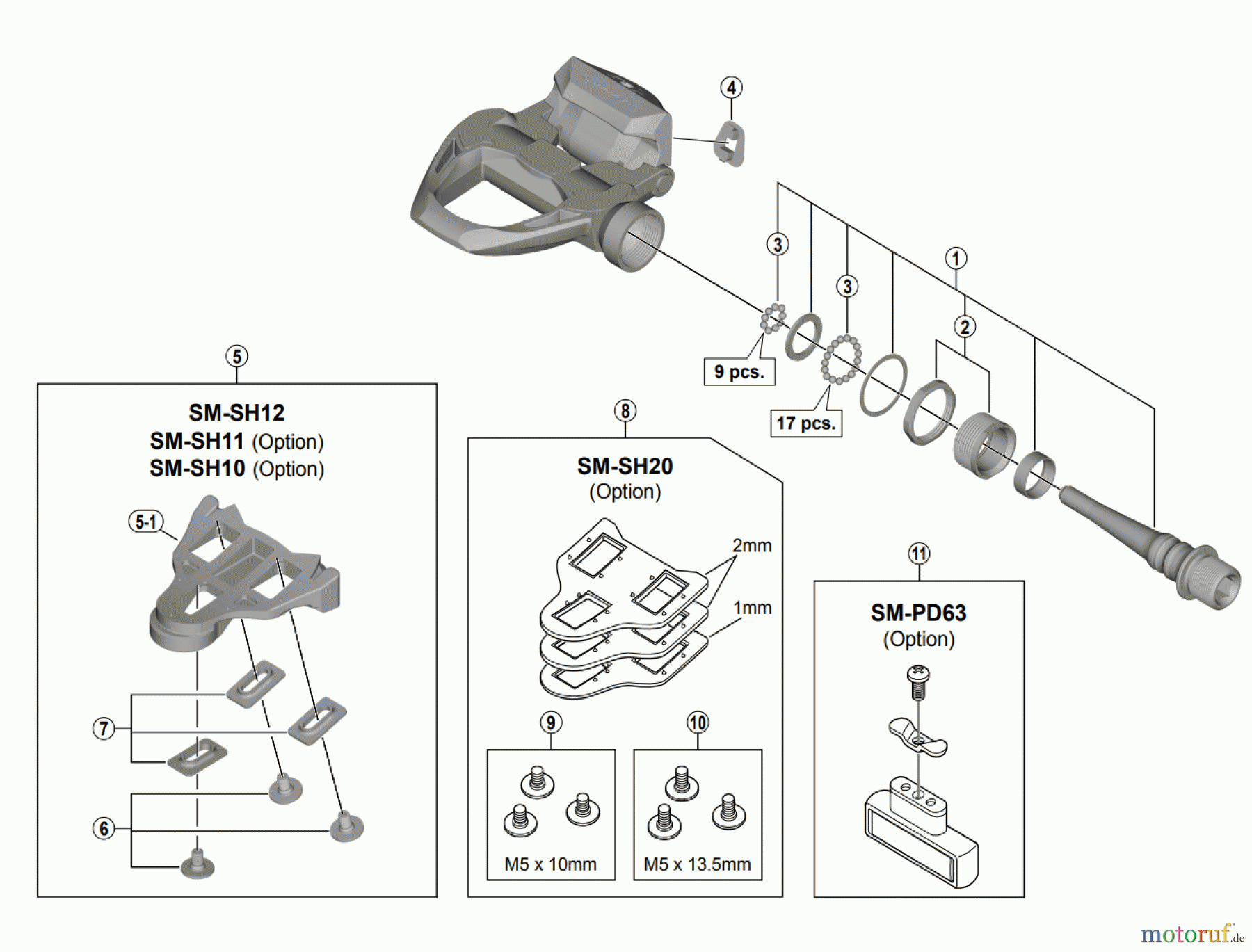 Shimano PD Pedal - Pedale PD-R9100 DURA-ACE SPD-SL Pedals