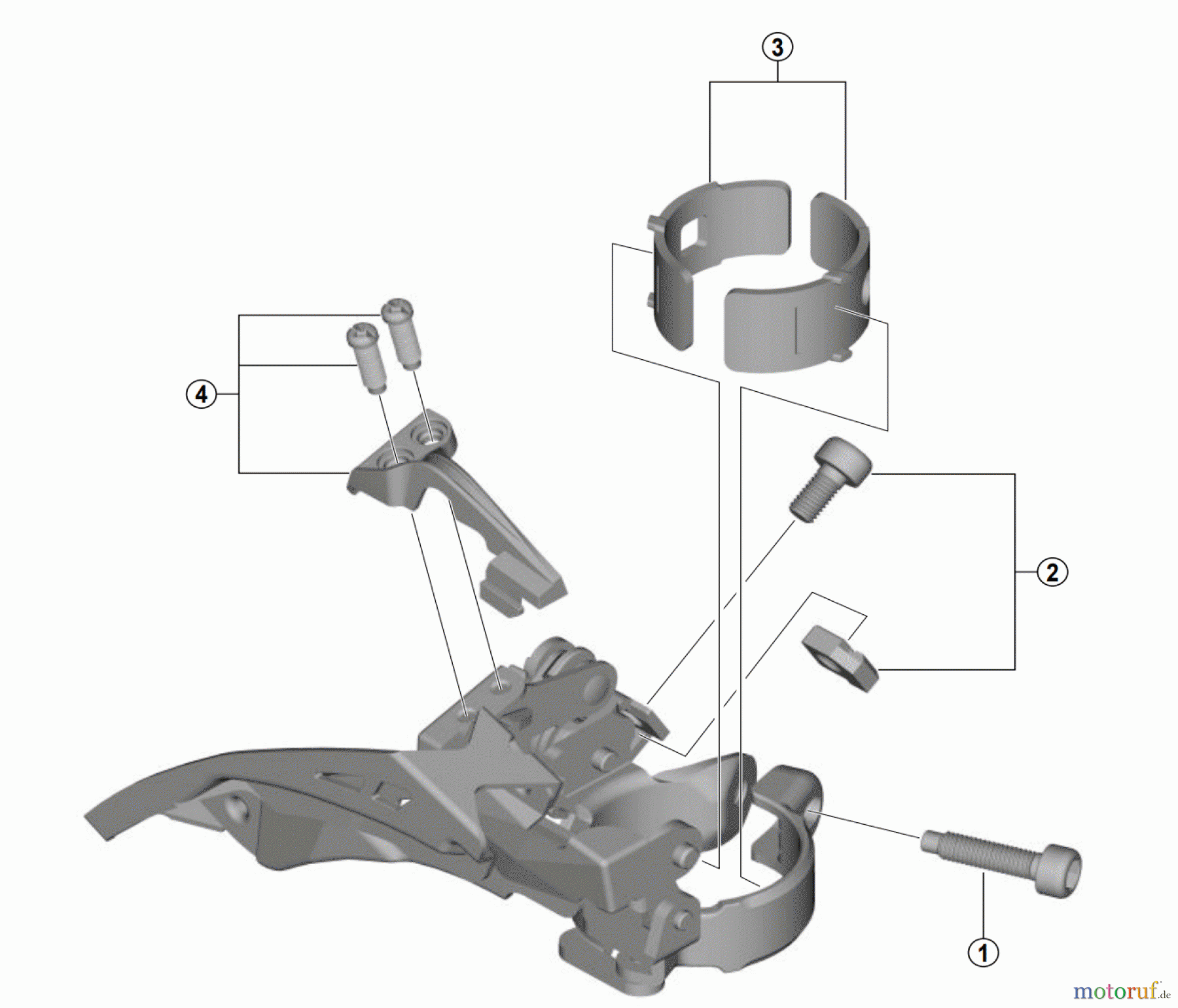 Shimano FD Front Derailleur - Umwerfer FD-TY700 TOURNEY Front Derailleu
