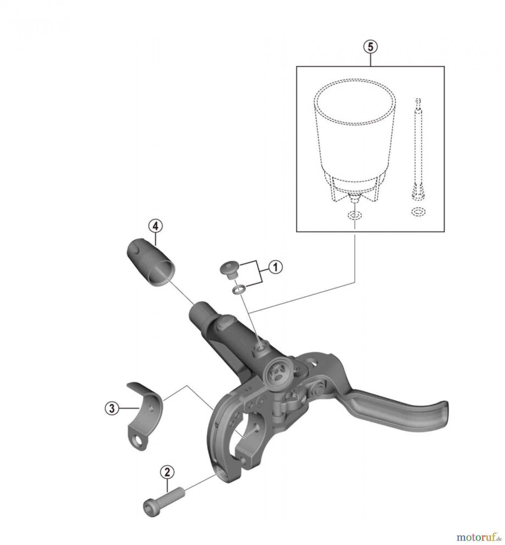Shimano BL Brake Lever - Bremshebel BL-M6000 DEORE Brake Lever