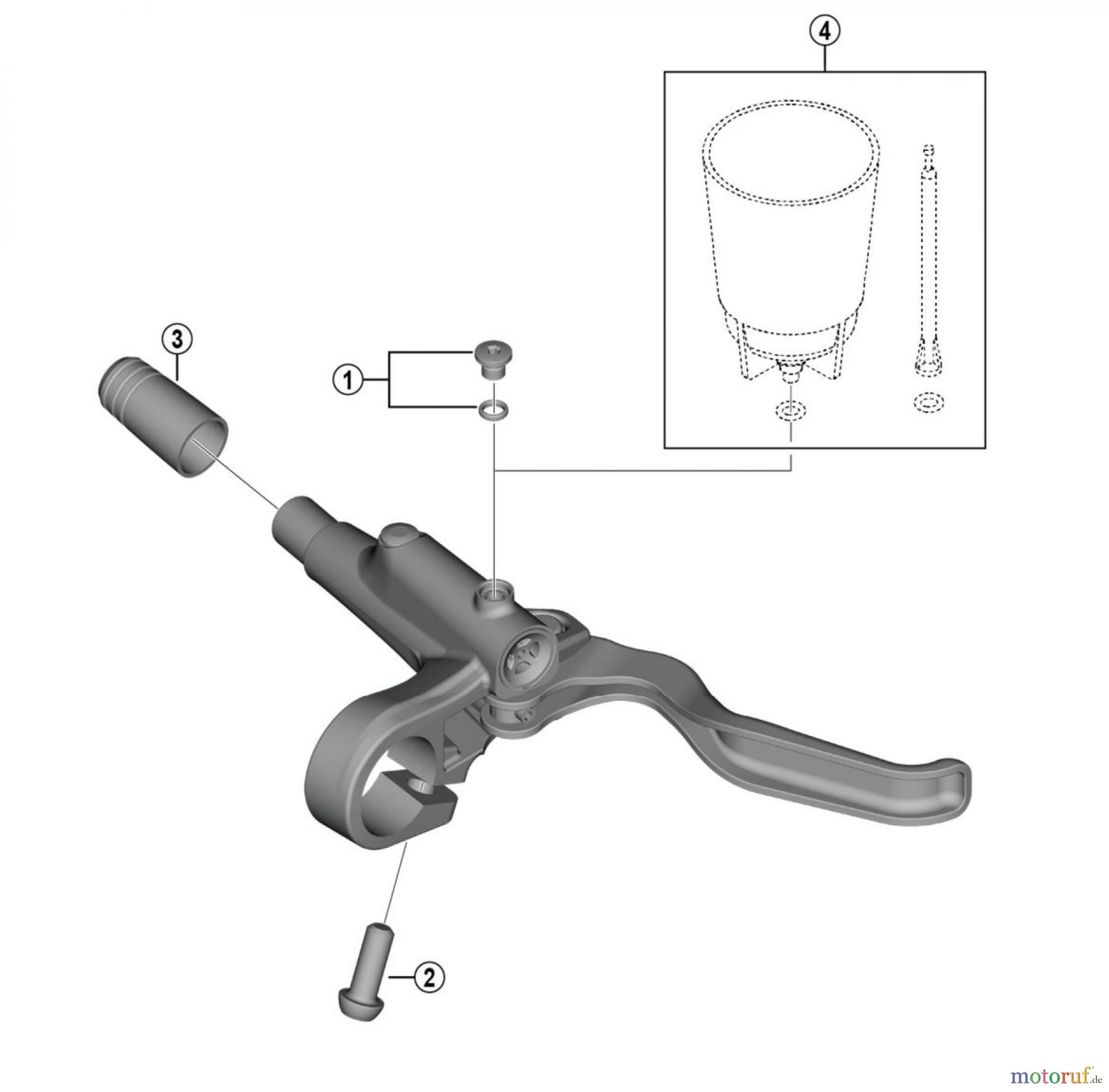 Shimano BL Brake Lever - Bremshebel BL-MT201