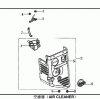 LONCIN Motoren Schneefräsen Motor LC175FDS Ersatzteile Luftfilter