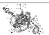 LONCIN Motoren Schneefräsen Motor LC185FDS  Ersatzteile Kurbelgehäuse