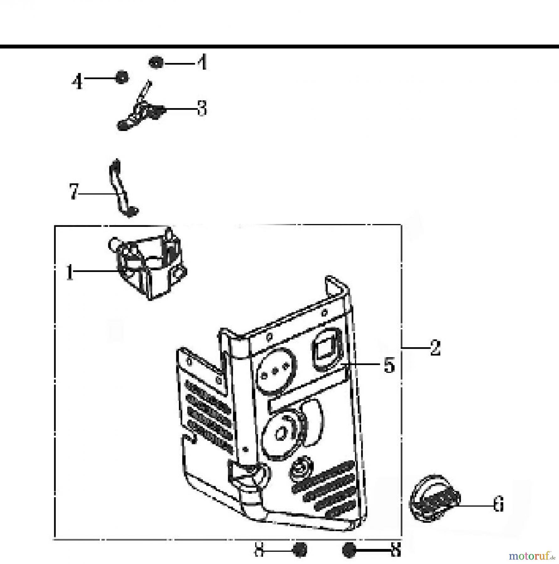 LONCIN Motoren Schneefräsen Motor LC185FDS Luftfilter
