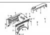 LONCIN Motoren Schneefräsen Motor LC185FDS  Ersatzteile Abdeckung