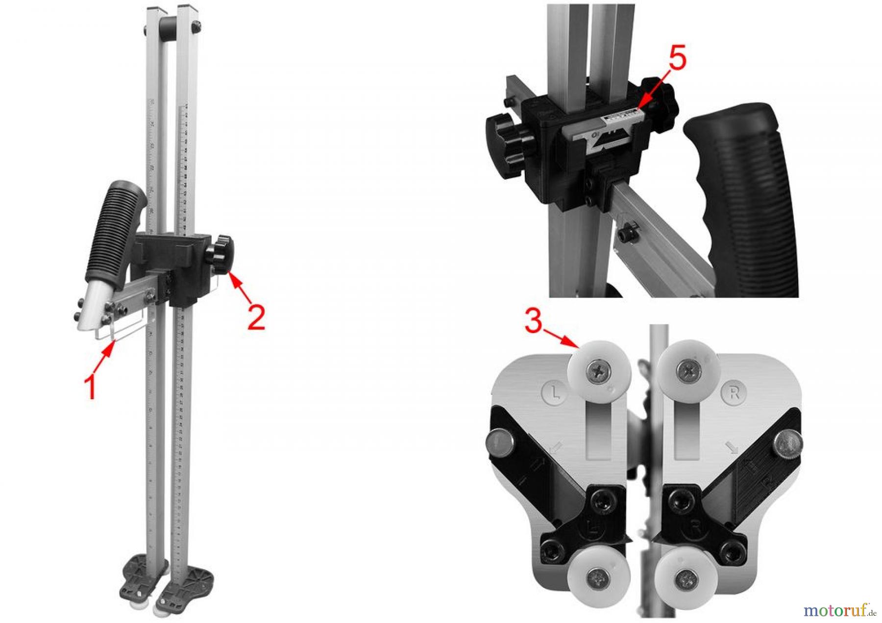 Güde Baugeräte Fliesenschneider Gipskarton-Plattenschneider GGKS - 55411 Ersatzteileversion FSL55411-01