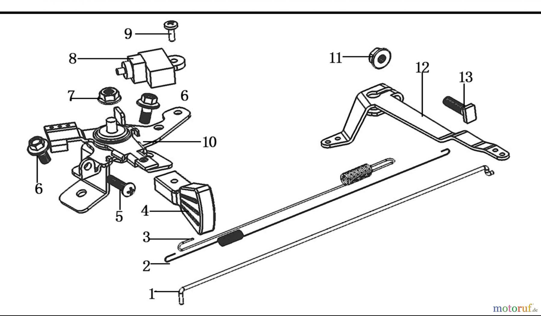 LONCIN Motoren Schneefräsen Motor LC190FDS Regler