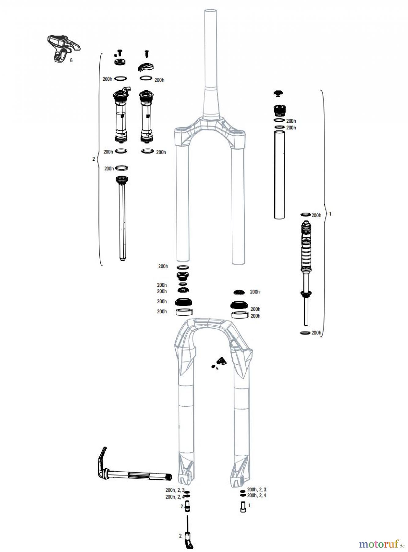 Sram RockShox JUDY SILVER A1-A2 (2018-2020)