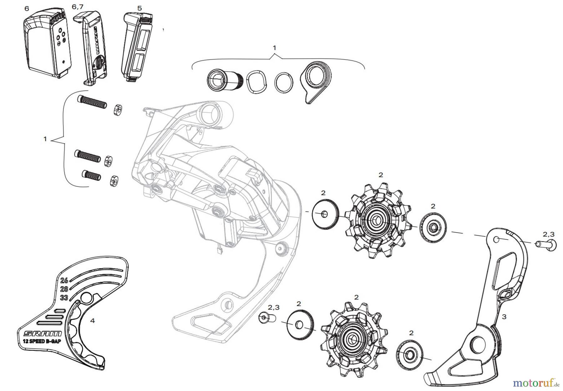 Sram Sram RED / FORCE ETAP AXS - REAR DERAILLEUR