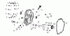 LONCIN Motoren LC178F (D), LC186F (D) Ersatzteile Crankcase cover
