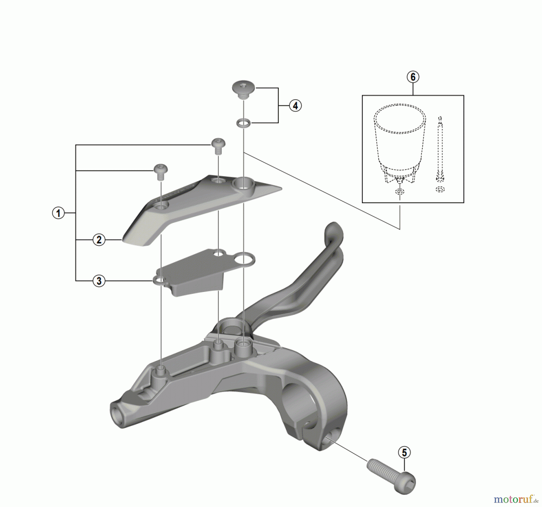 Shimano BL Brake Lever - Bremshebel BL-M315 Brake Lever (For Disc Brake)