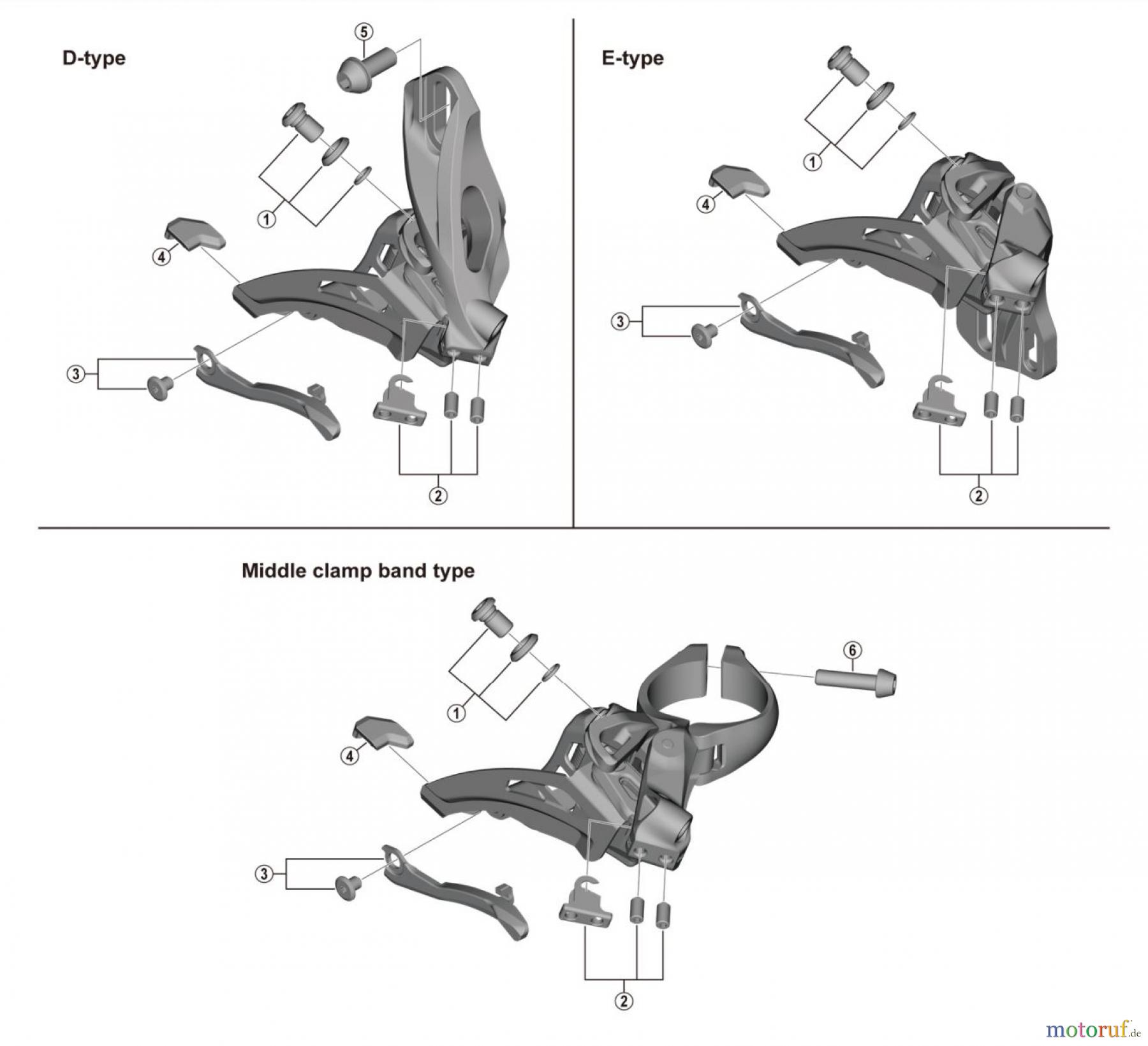 Shimano FD Front Derailleur - Umwerfer FD-M4100 DEORE SIDE SWING Front Derailleur