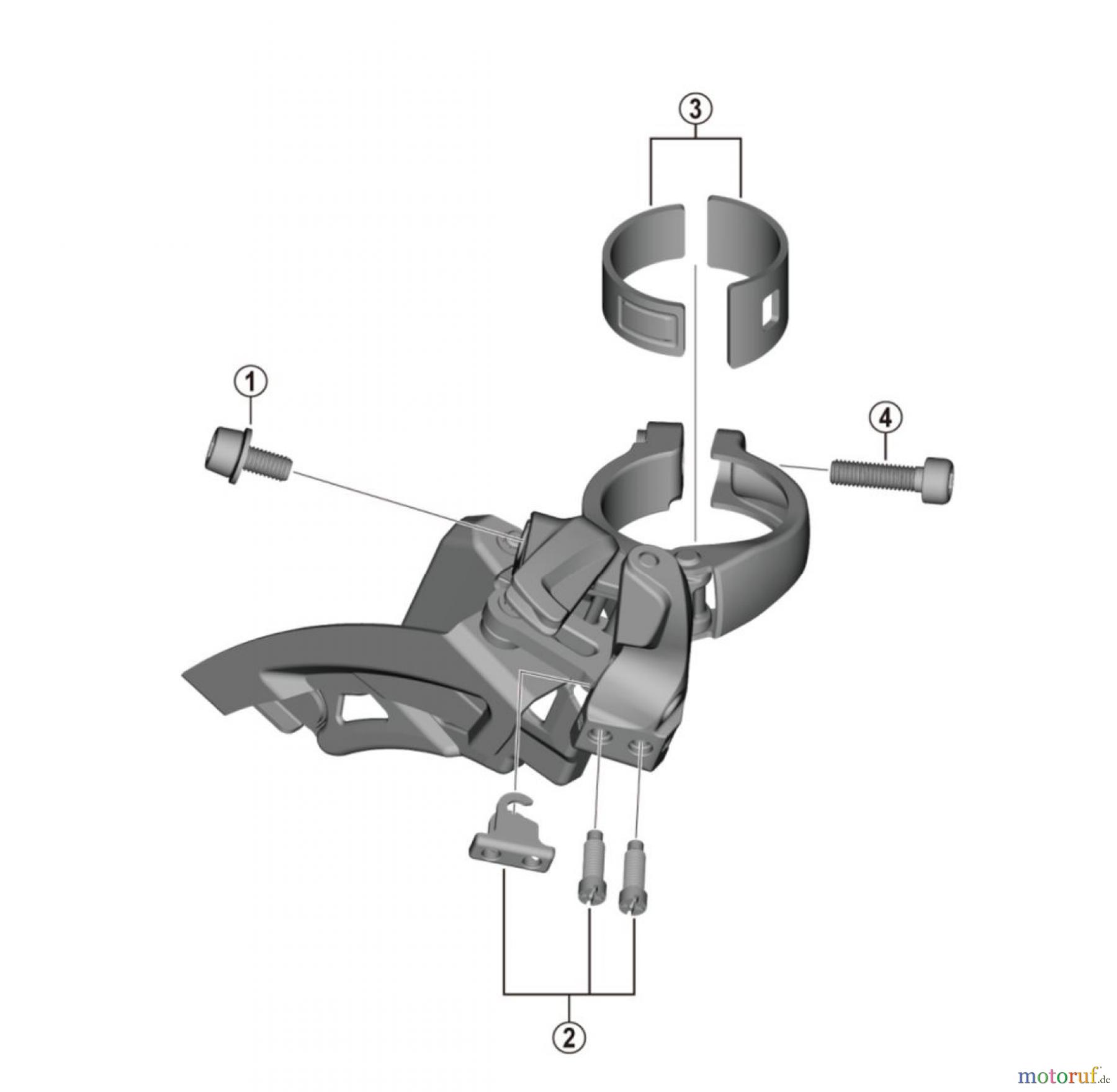 Shimano FD Front Derailleur - Umwerfer FD-M3100-M ALIVIO SIDE SWING Front Derailleur