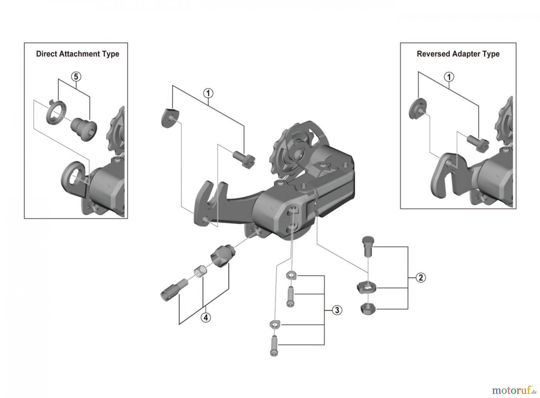 Shimano RD Rear Derailleur - Schaltwerk RD-TY200 Tourney Schaltwerk