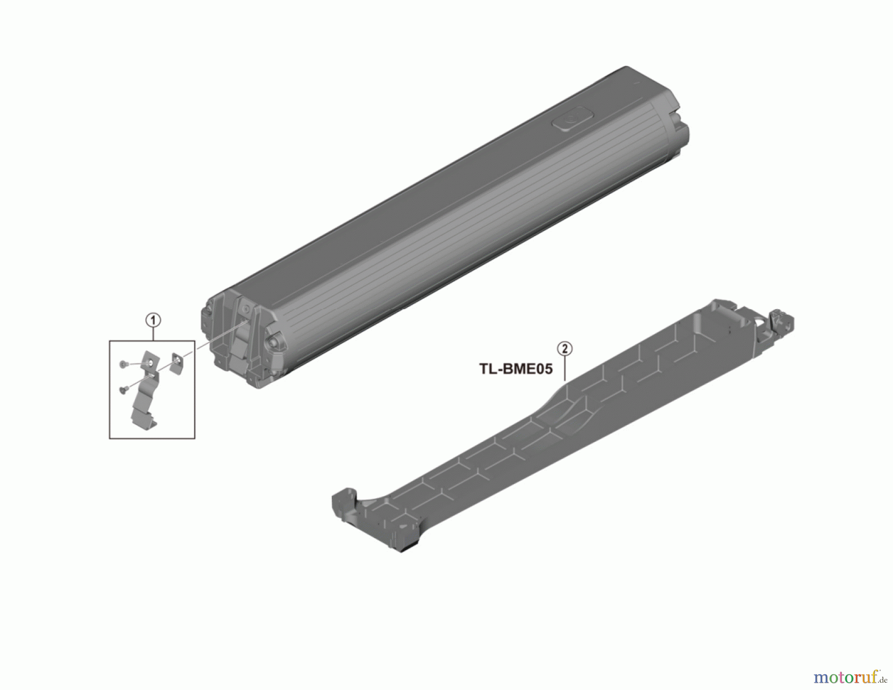 Shimano SM Smallparts - Kleinteile, RT, BT, BB, CD BT-E8035-L Akku SHIMANO STEPS Rahmen/Integriert 14Ah, 504 Wh