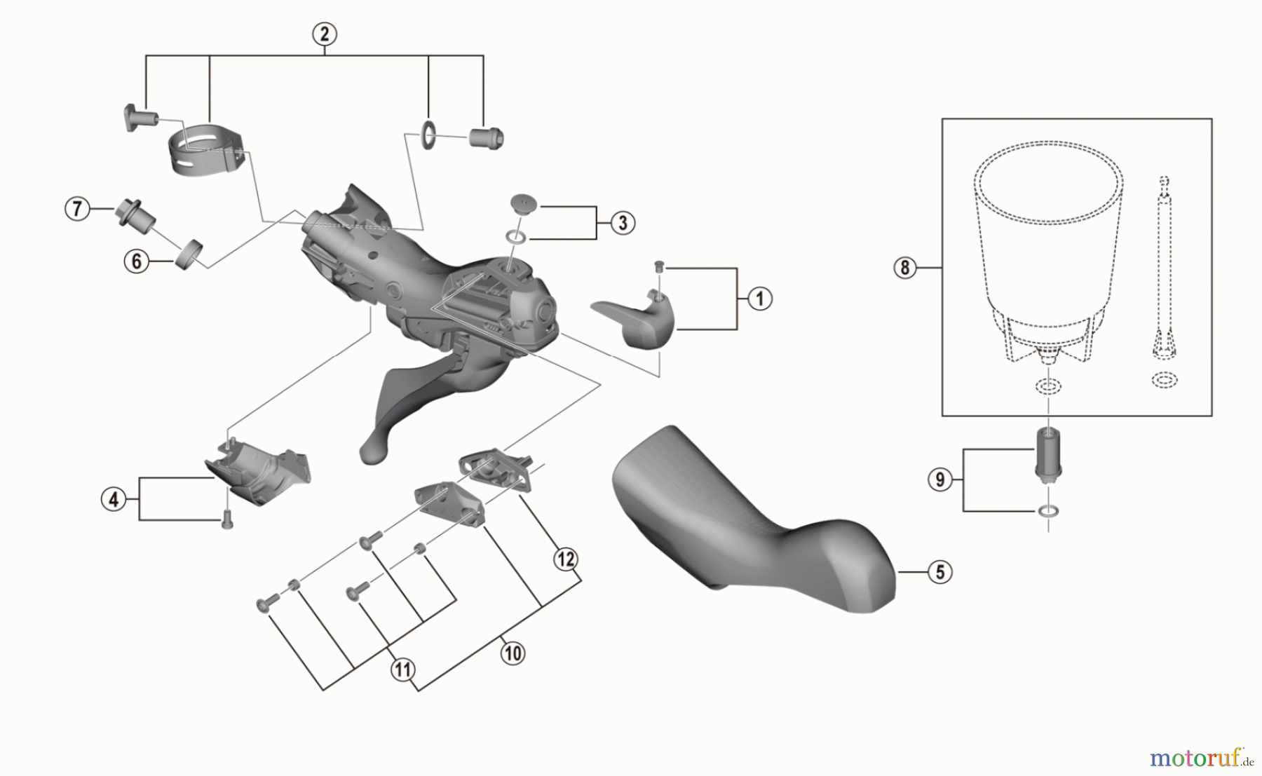 Shimano BL Brake Lever - Bremshebel BL-RX600