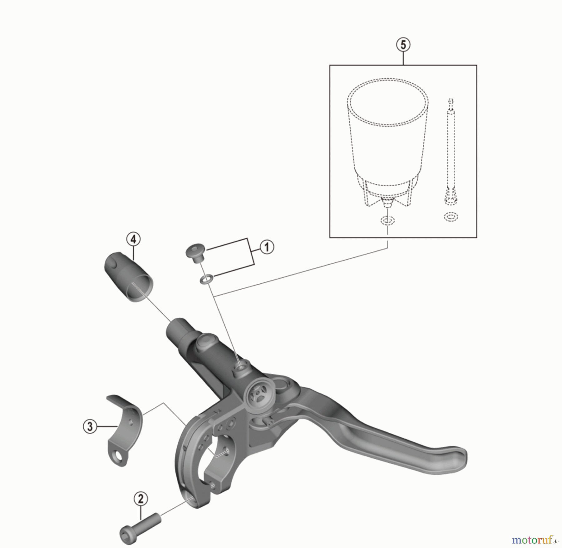 Shimano BL Brake Lever - Bremshebel BL-S7000 ALFINE Brake Lever