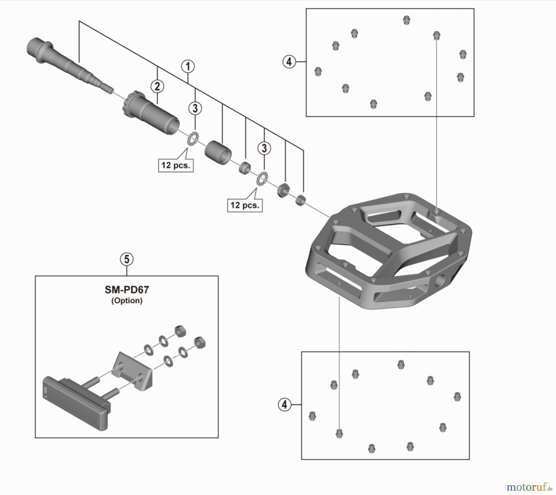 Shimano PD Pedal - Pedale PD-M8140 DEORE XT Pedals