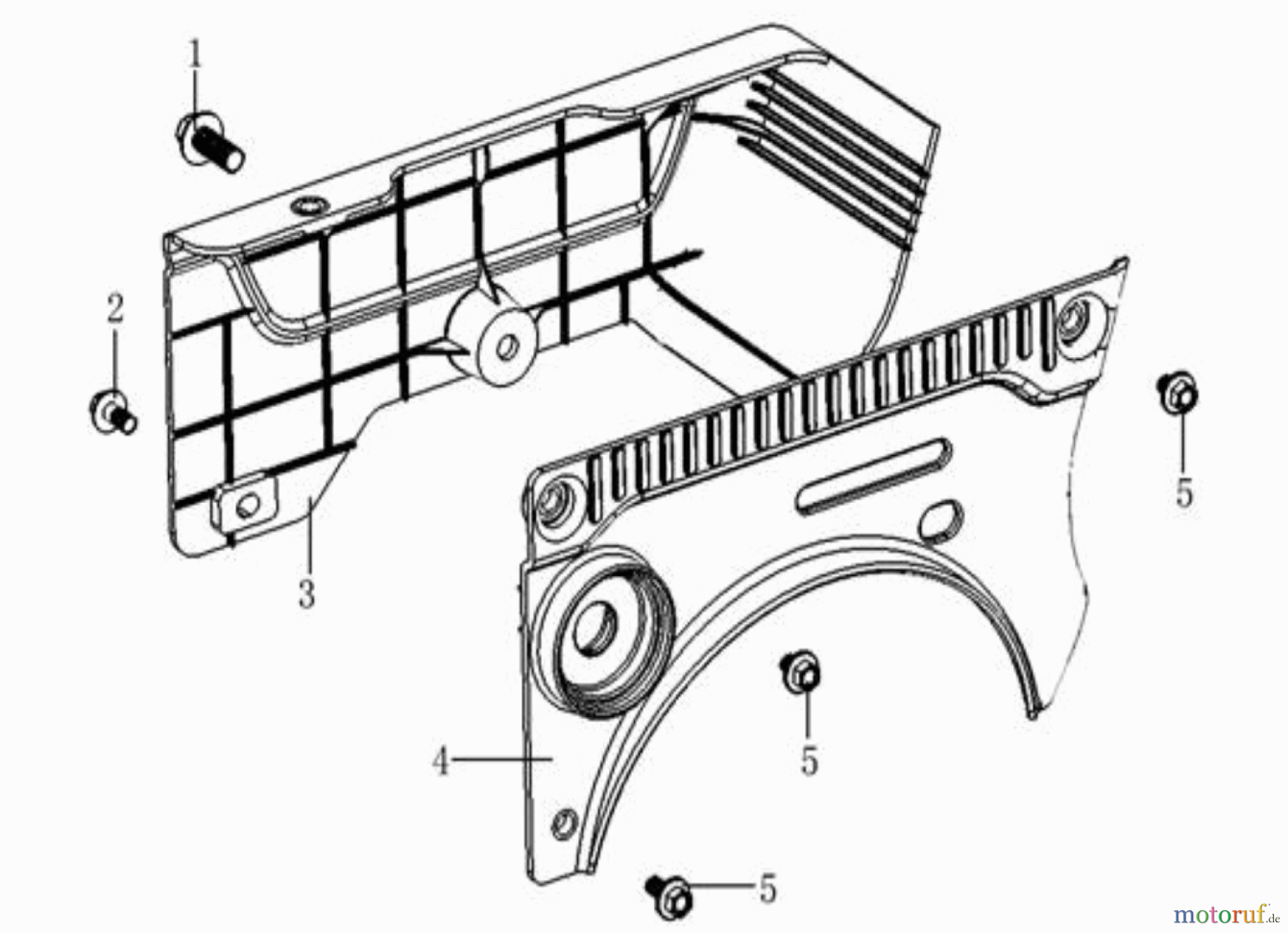 LONCIN Motoren Schneefräsen Motor LC165FDS, 170FDS Cover