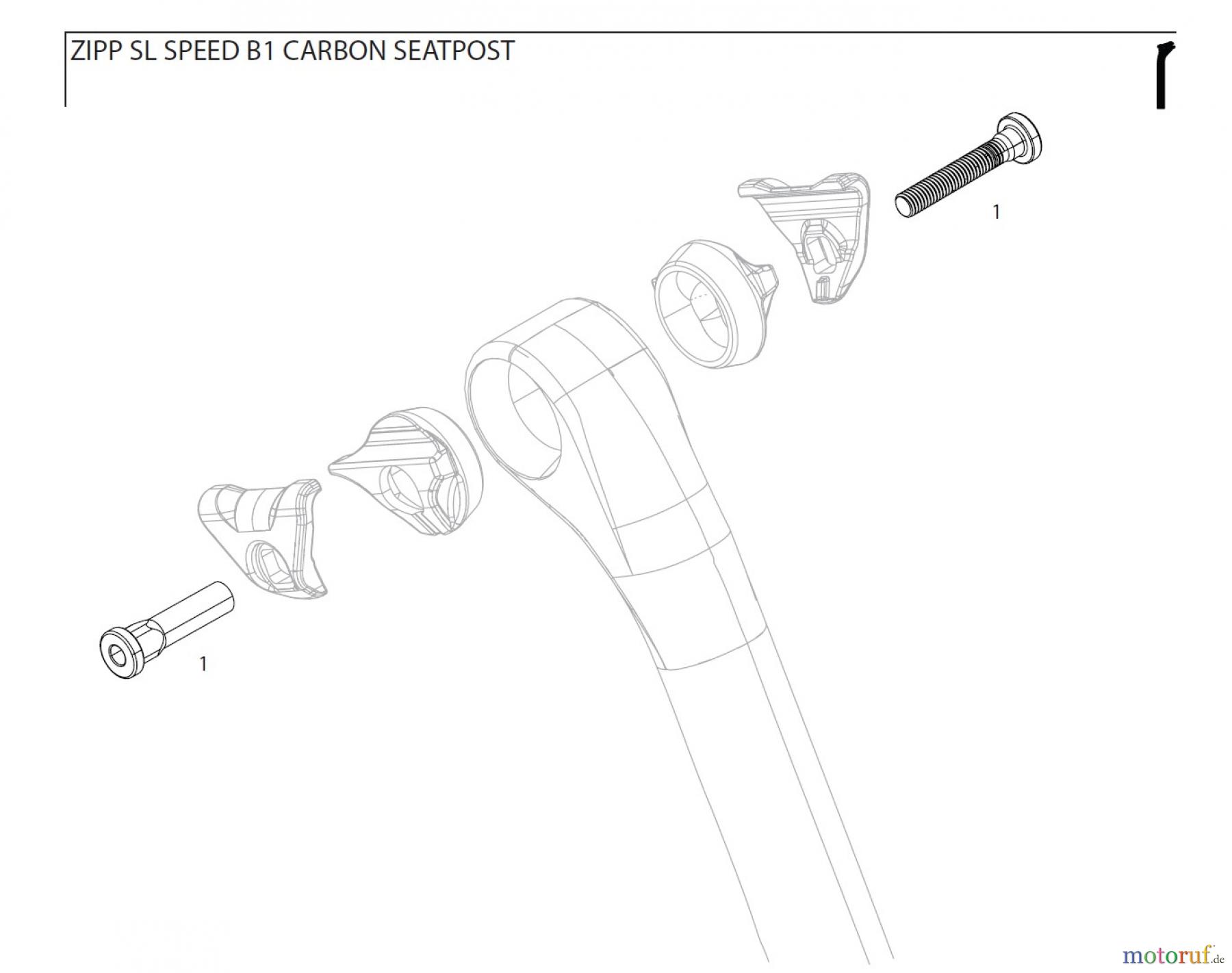 Sram Zipp ZIPP SL SPEED B1 CARBON SEATPOST