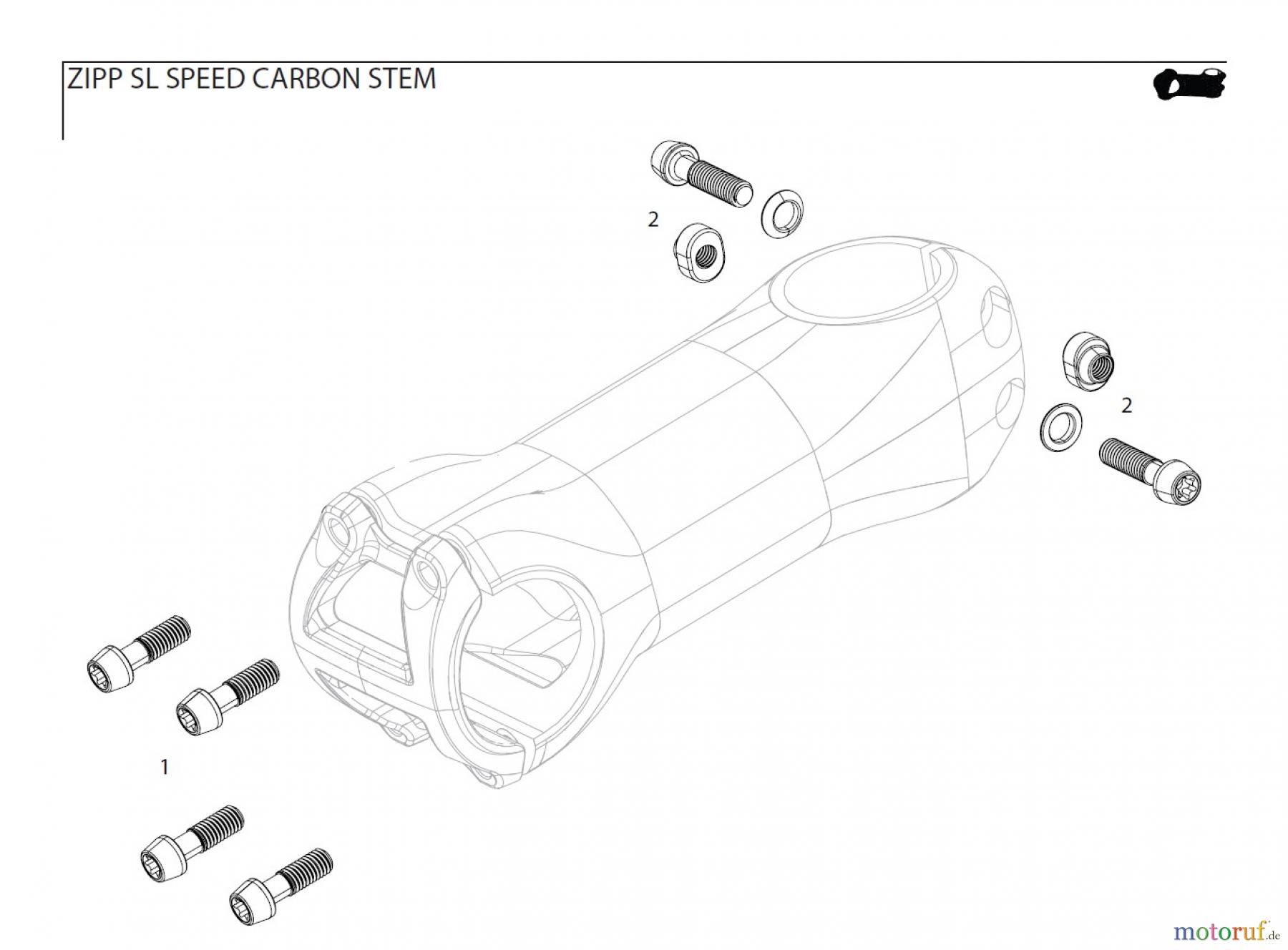 Sram Zipp ZIPP SL SPEED CARBON STEM
