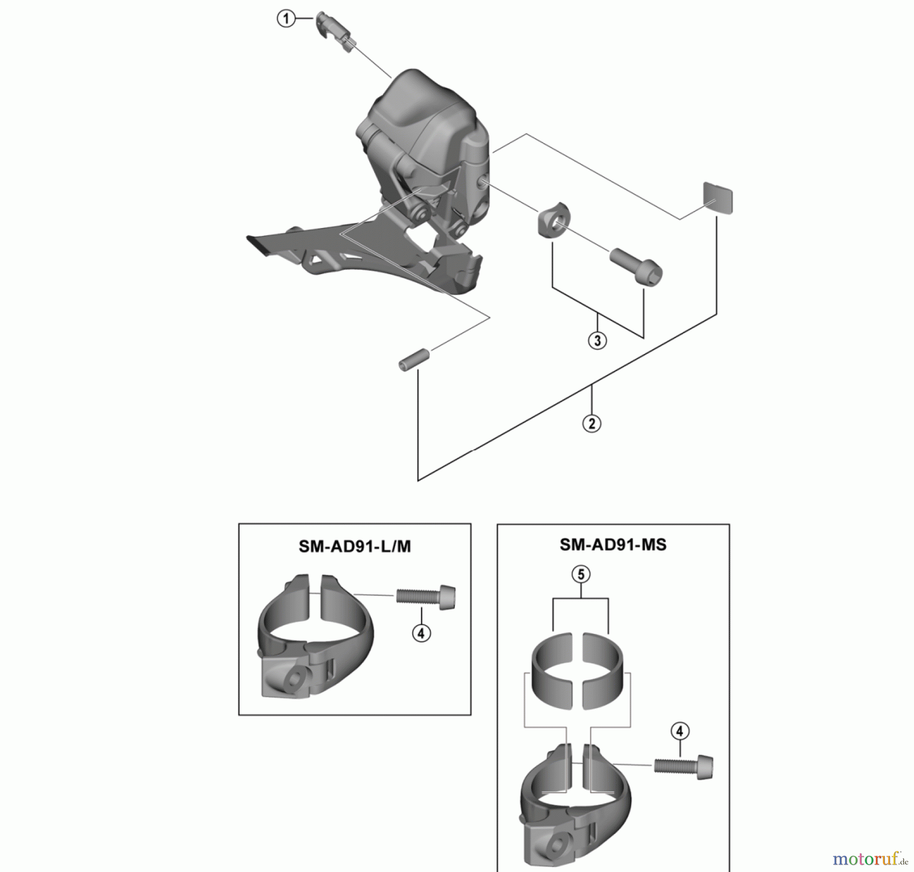 Shimano FD Front Derailleur - Umwerfer FD-R8150 ULTEGRA Front Derailleur (2x12-speed)