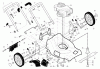 Gardol (Husqvarna) EDITION 1, 96141025800, 2011-11 Ersatzteile Rahmen und Motor