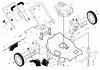 Gardol (Husqvarna) EDITION 1R, 96141025900, 2013-12 Ersatzteile Rahmen und Motor