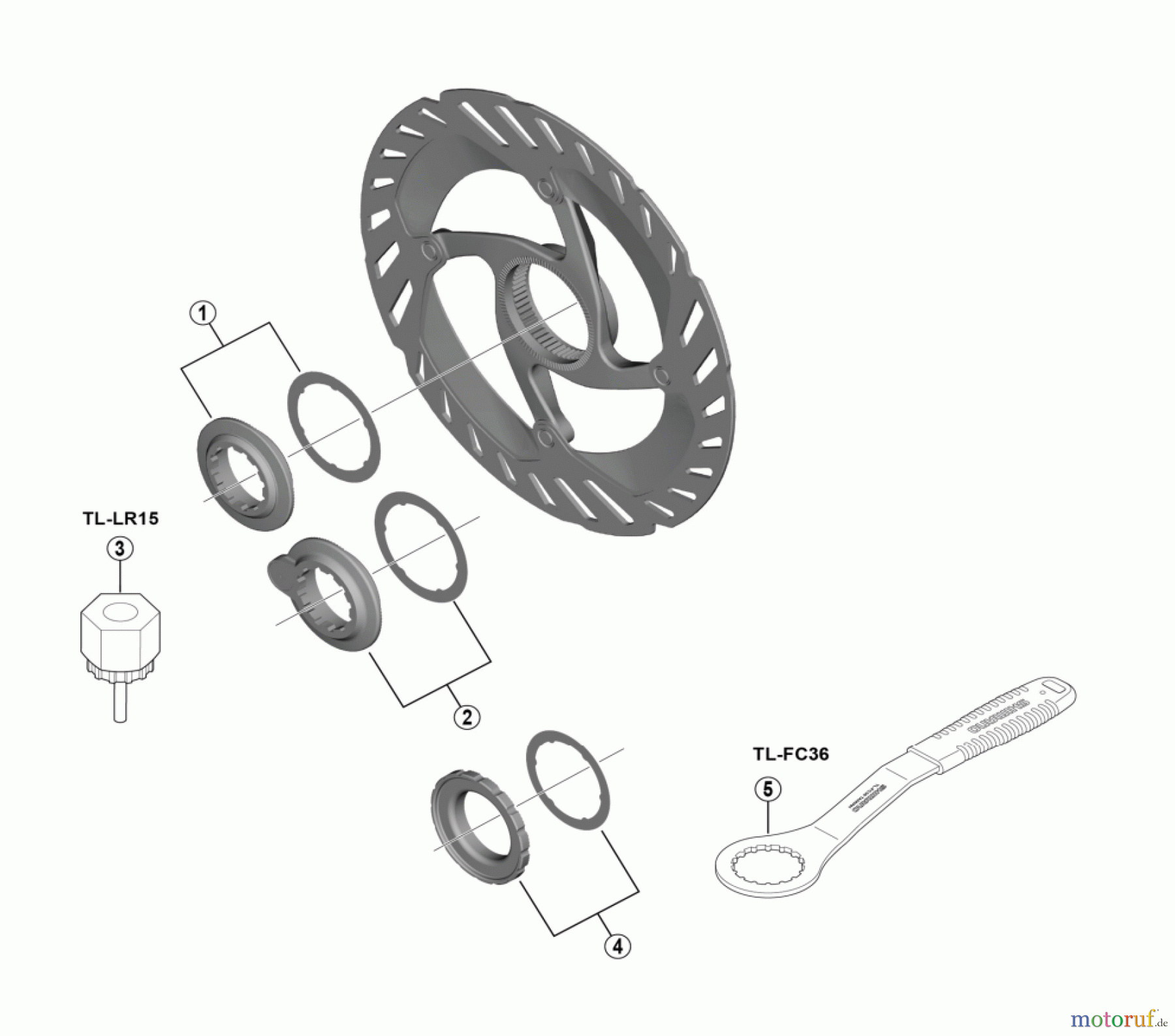 Shimano SM Smallparts - Kleinteile, RT, BT, BB, CD RT-Cl800