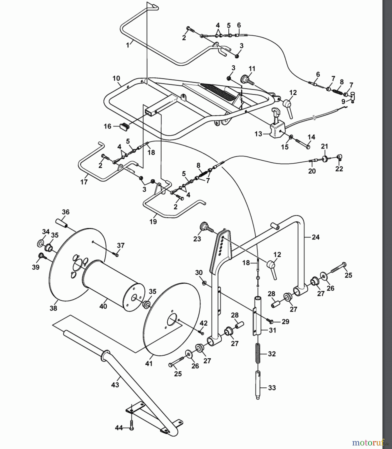  Stiga Mähroboter Verlegemaschine 2023 Verlegemaschine (2023) 26-2911-11 Handle