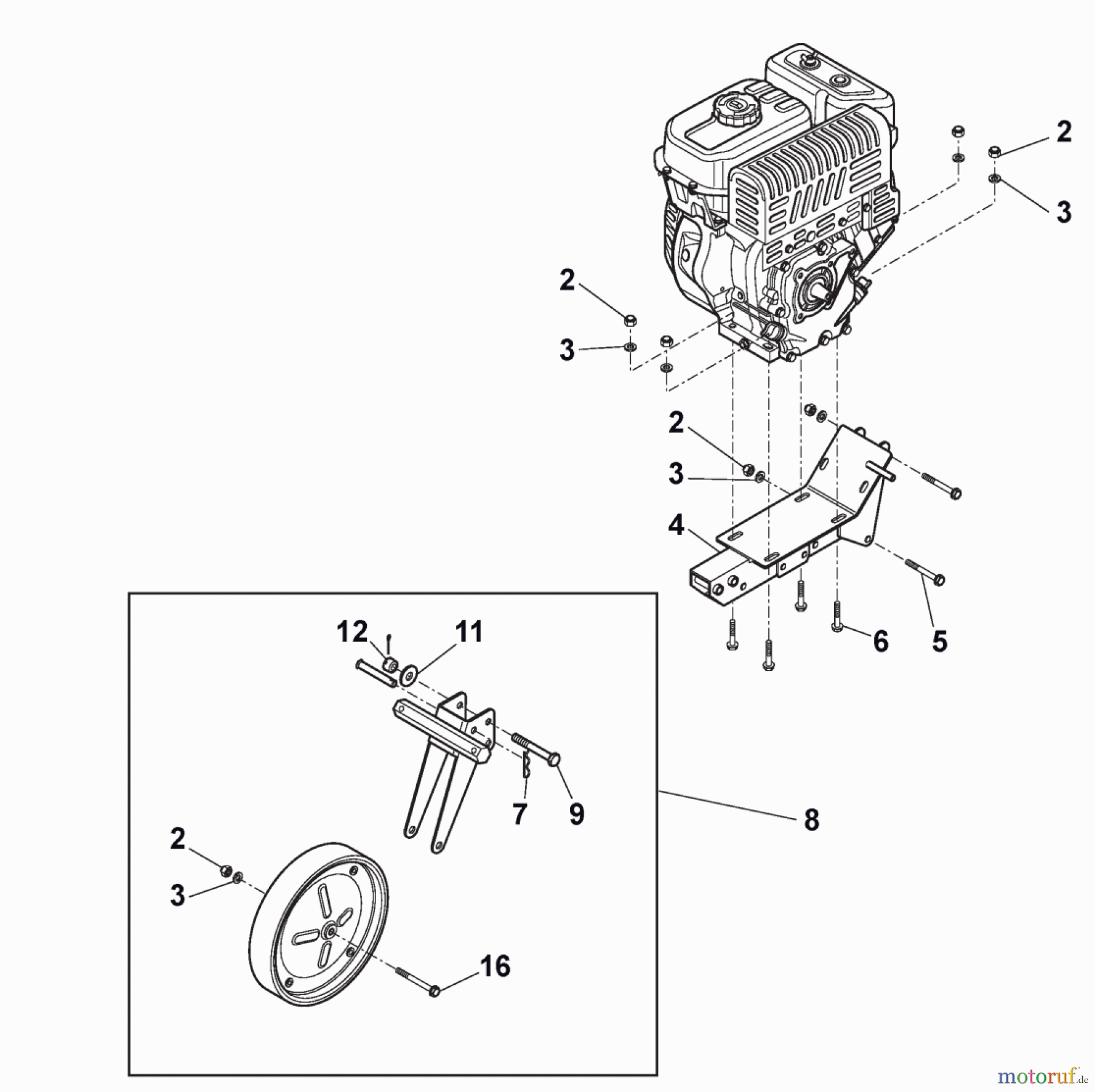  Stiga Motorhacken Baujahr 2023 Benzin SRC 685 RG (2023) 213851142/ST1 Motor