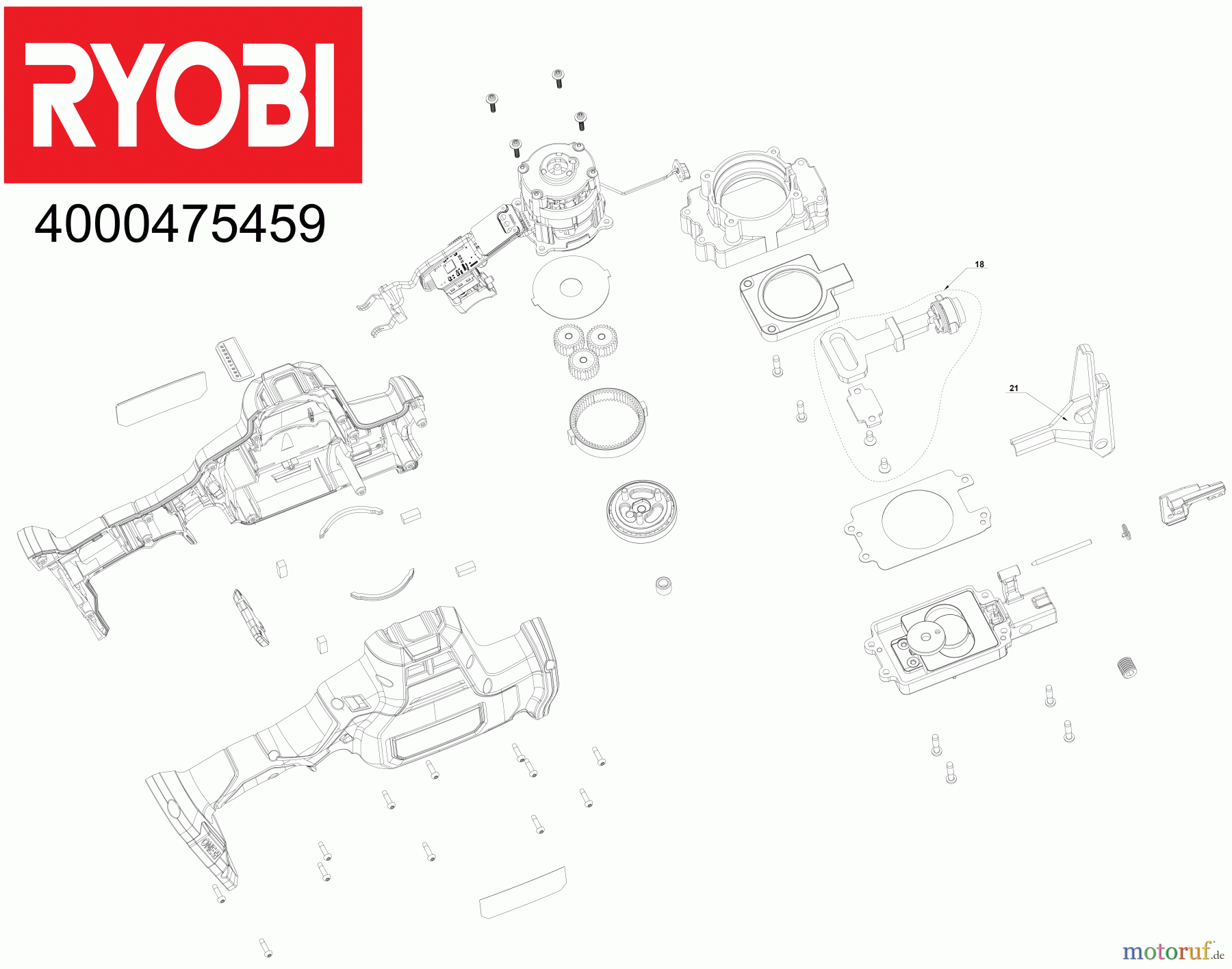 Ryobi Sägen Säbelsägen RRS18C Seite 1