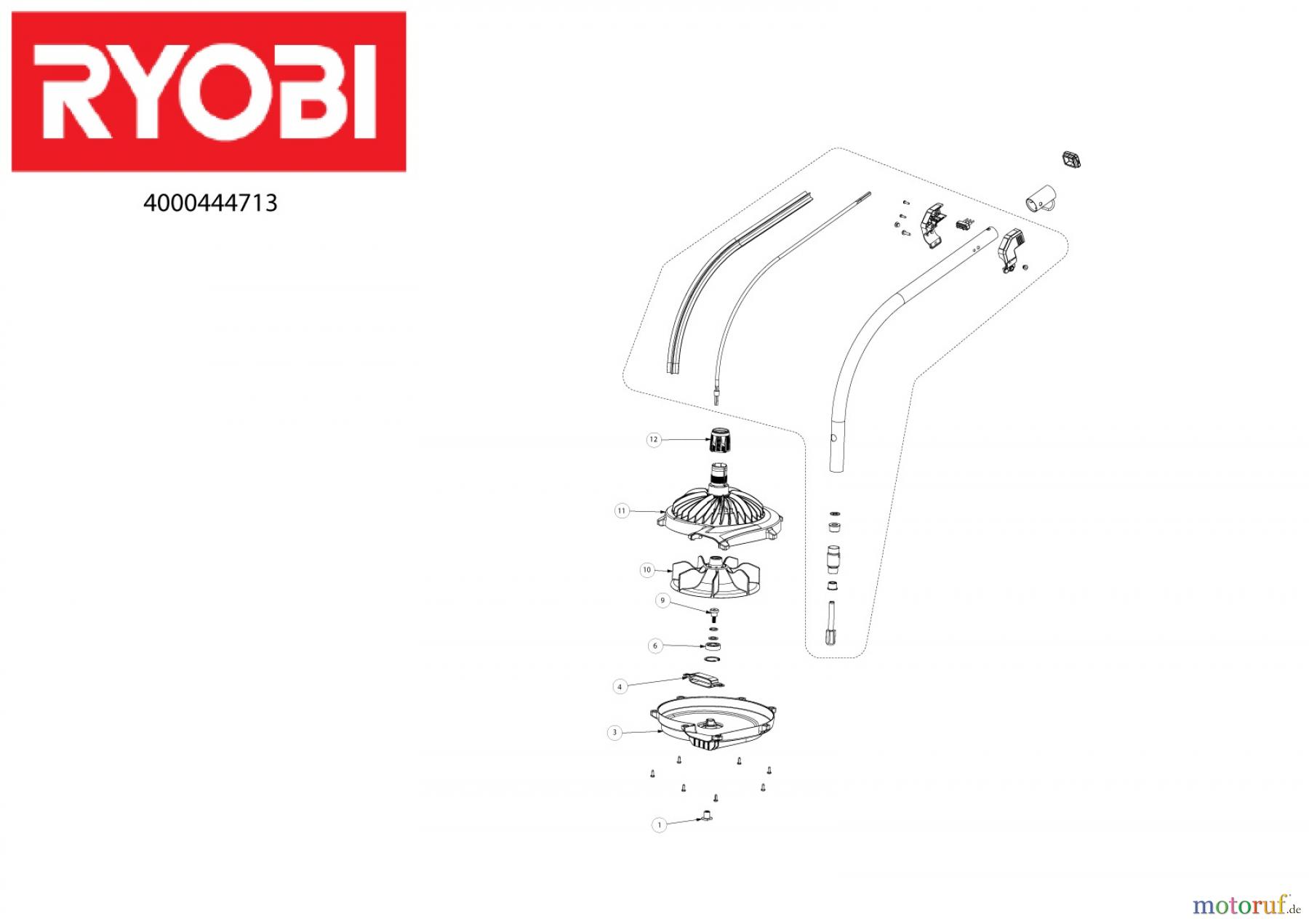Ryobi Expand-it Anbauteile RXB01 Expand-it Laubgebläse Seite 1