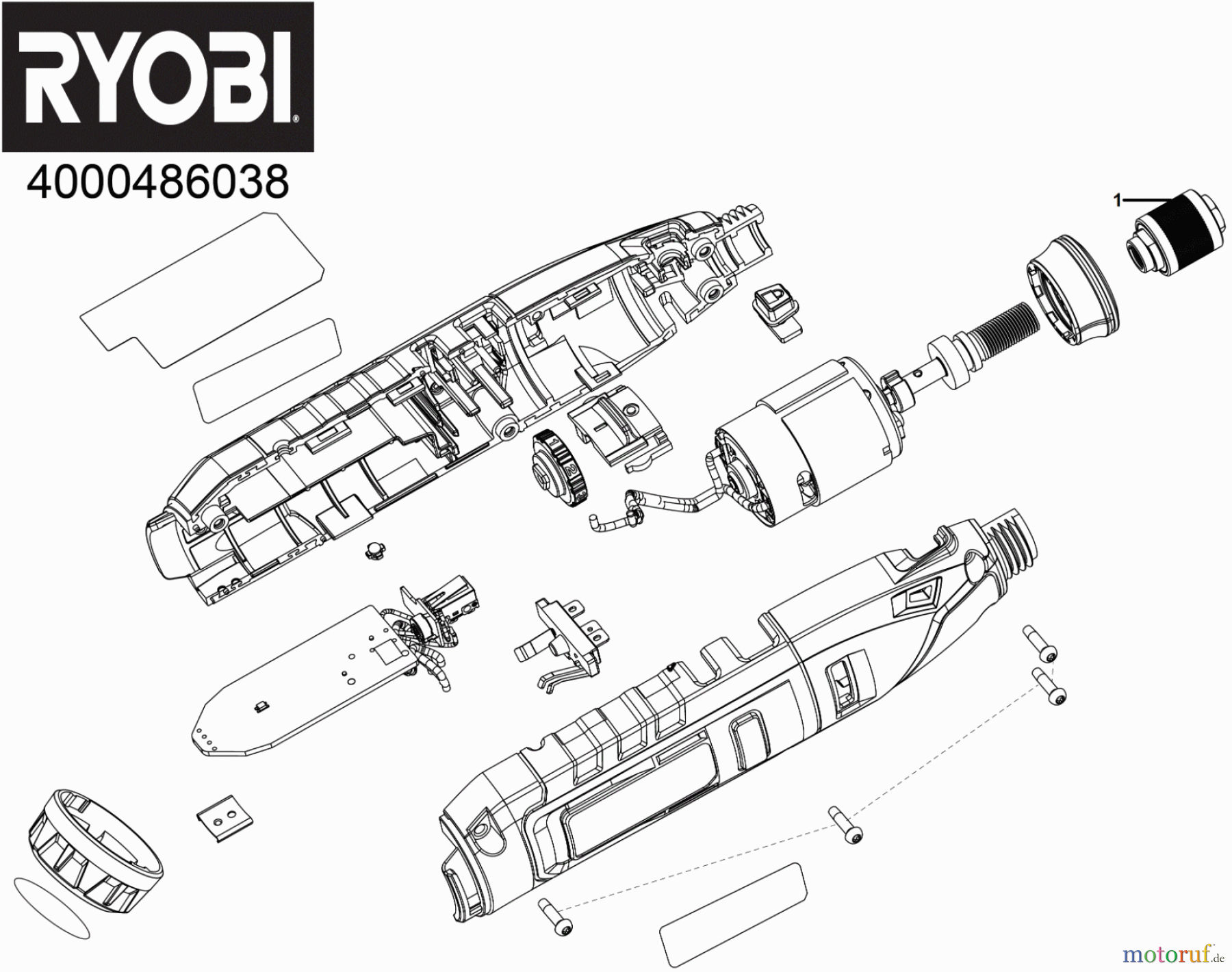 Ryobi Rotationswerkzeuge/ Multitools RRT4-120