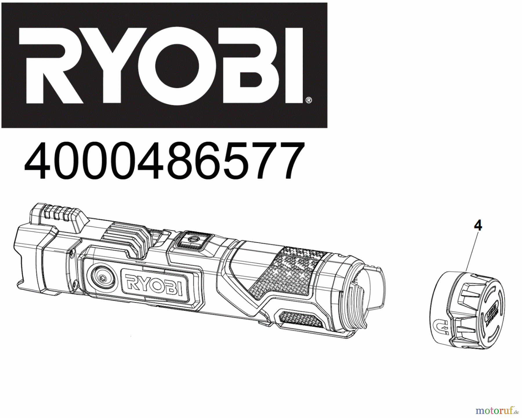 Ryobi Lampen RLP4-120G