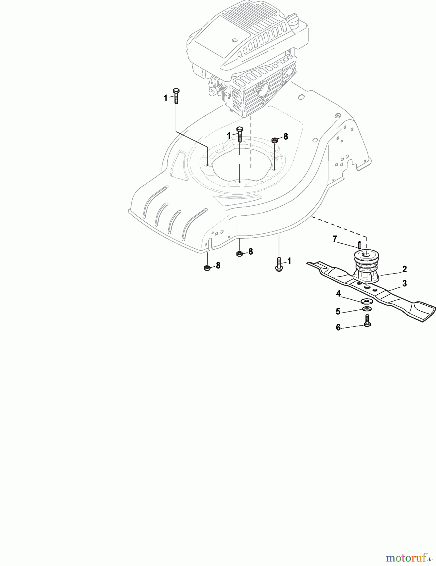 Global Garden Products GGP Rasenmäher Baujahr 2015 CSC 534 WSQ (2015) 295546933/MTR Schneidwerkzeug (Messer)