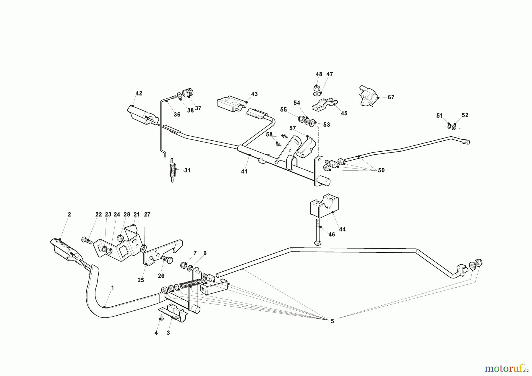  Stiga Aufsitzmäher Baujahr 2024 ESTATE 792 (2024) [2T0780481/ST1P] Bremse Und Wechsel Antrieb - Hydrogear & Loncin