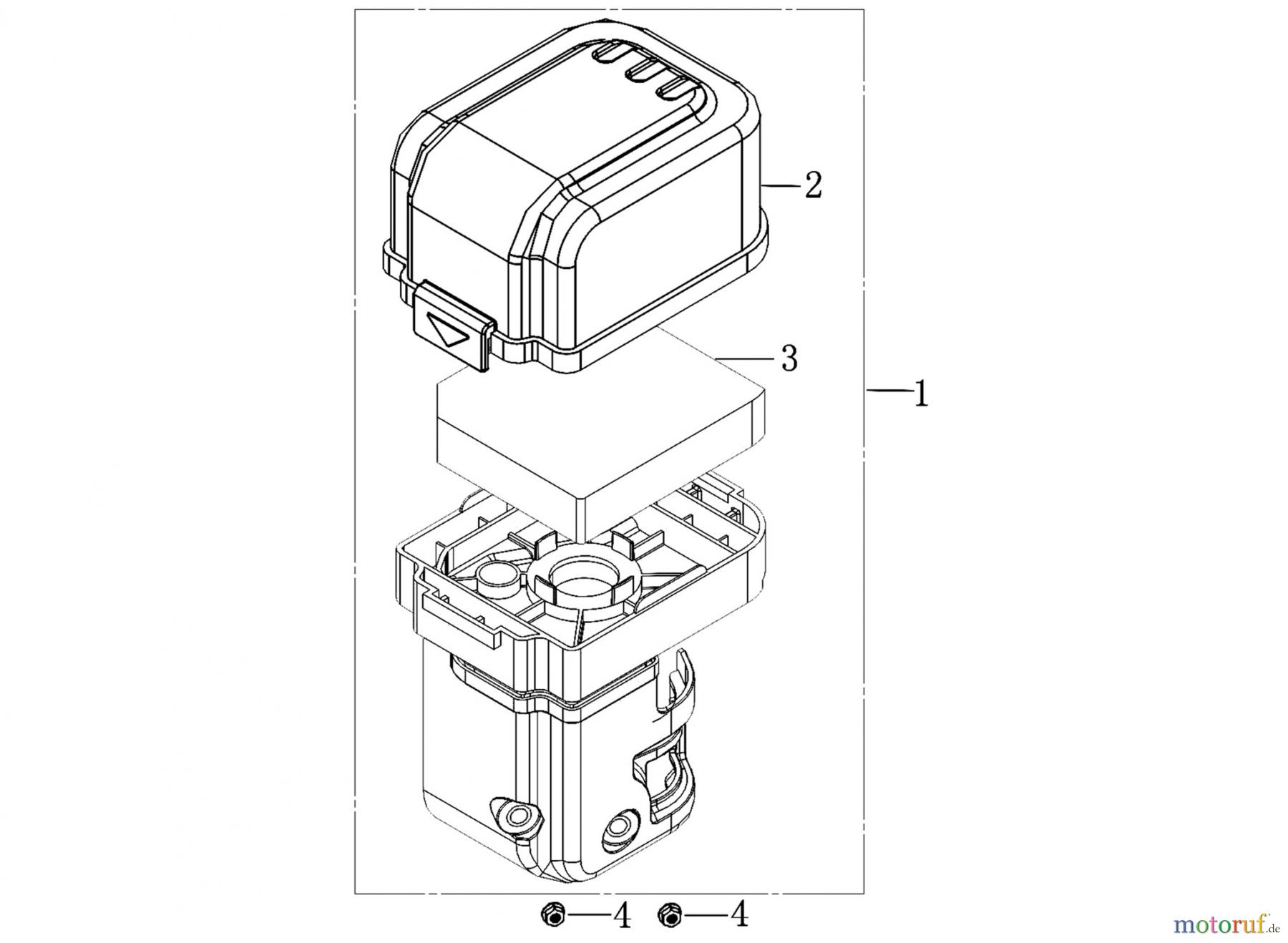 LONCIN Motoren LC175F-2 Luftfilter
