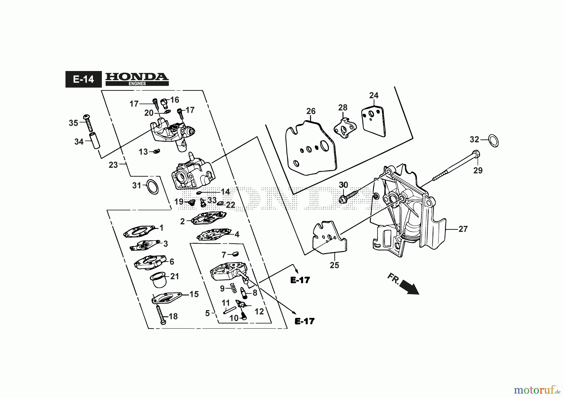 Stiga Motorsensen, Trimmer Baujahr 2024 BC 425 HD (2024) 281221003/21 mit Honda GX25 Vergaser GX25