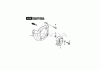 Stiga Baujahr 2024 BC 435 HD (2024) 281321003/21 mit Honda GX35 Ersatzteile Fan Cover/Clutch - GX35