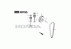 Stiga Baujahr 2024 BC 450 HD (2024) 281521003/21 mit Honda GX50 Ersatzteile Cam Pulley - GX50